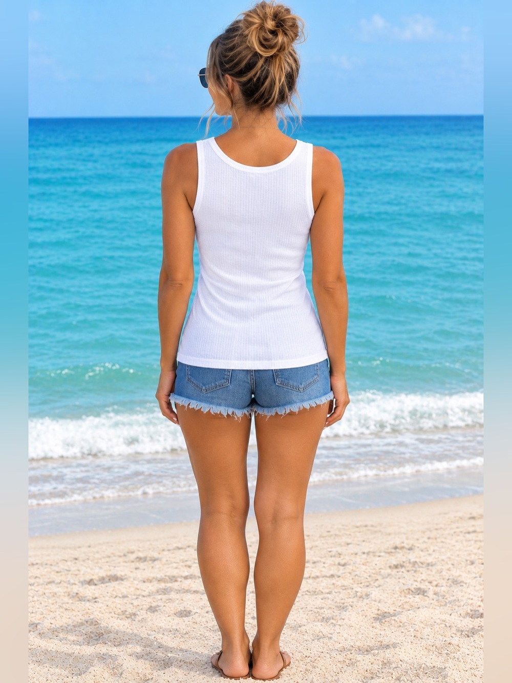 Umgee Ribbed Tank - Picture 3 of 9